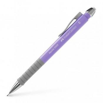 Faber-Castell Apollo Portaminas - 0.5mm - Agarre Ergonómico - Goma de Borrar Integrada - Color Lila