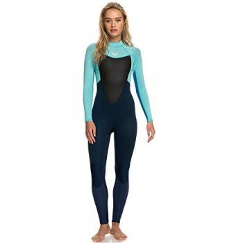Roxy Traje de Neopreno Prologue 3/2 mm para Mujer con Cremallera en la Espalda, Manga Larga, Flatlock, Easy Stretch Ligero - Talla US 2