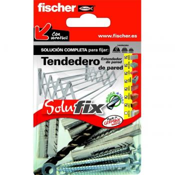 Kit de fijación para tendedero de pared 569814 Solufix Fischer