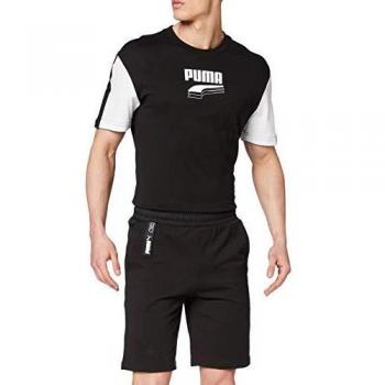 PUMA Nu-Tility Shorts 10` Pantalones Cortos, Hombre, Black, M