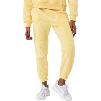 Project X Paris Women's Yellow Heart Print Joggers