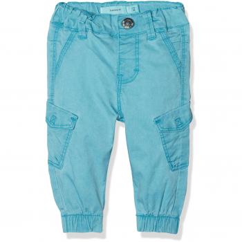 NAME IT Nbmromeo Twibacki Pant Ah, Pantalones para Bebés, Azul Lake Blue, 68