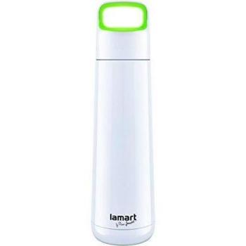 Lamart LT4006 - Vaso térmico, de acero inoxidable y plástico, de 700 ml, color blanco y verde