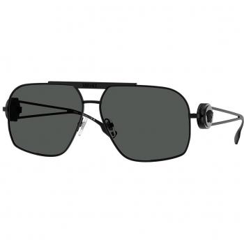 Versace VE2269 Men's Sunglasses, Color 143387, Geometric Black, Size 62