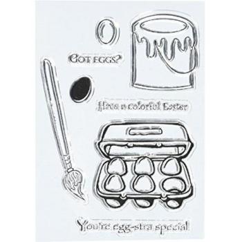 Due dive di carta Clear Stamp 7 uova X4.5-ha ottenuto?