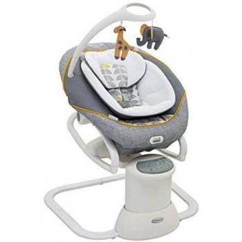 Graco All Ways Soother - Columpio de bebé 2 en 1 y balancín portátil