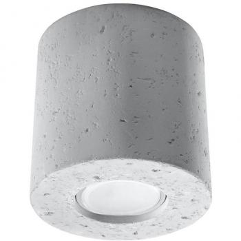 Luminaria de Hormigón ORBIS GU10, Aplique LED de Techo Blanco, Iluminación Interior 1 Bombilla