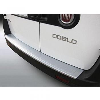 RGM Protector del Parachoques Trasero ABS Compatible con Fiat Doblo & Opel Combo 12/2014- Negro