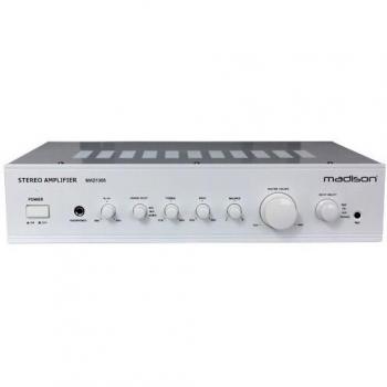 Madison MAD1305WH - Amplificador Hi-Fi, con estéreo, blanco