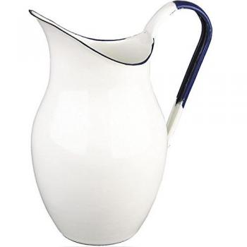 Ibili Jarra Acero esmaltado, Blanco, 38 cm, 640