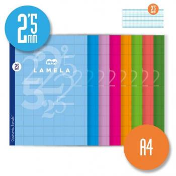 Paquete de 10 Libretas A4 Cuadro 2,5mm con 50 Hojas cada una
