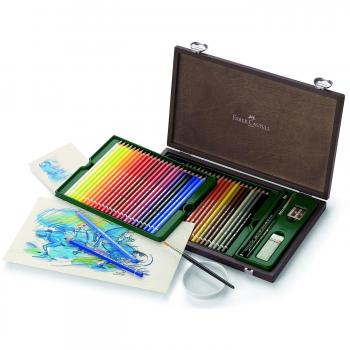 Faber-Castell Albrecht Durer Artists Watercolour Pencils in Wenge Wood Veneer Case