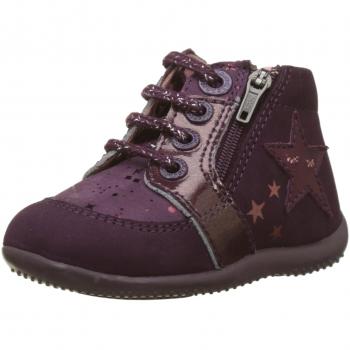 Kickers - Primeros Pasos de Otra Piel Bebé-niñas, Morado