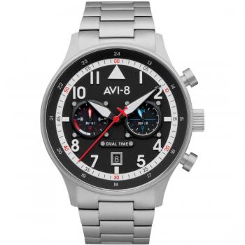AVI-8 Hawker Hurricane Dual Time Watch AV-4088-11