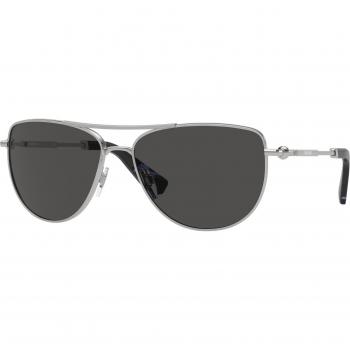 Burberry BE3149 Women's Sunglasses Silver Size 60