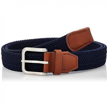 Jack & Jones Spring Woven Stretch Belt - Navy, Size 80