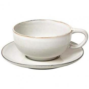 Broste Copenhagen Nordic Sand - Taza con platillo