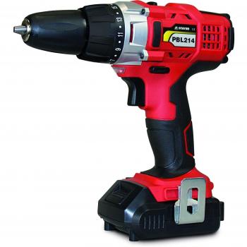 STAYER 1.1352 - Taladro/Atornillador a batería 14.4V Li-Ion 1.5 Ah portabrocas 10 mm 1200 rpm con maletín, cargador y 2 baterías PBL 214 K
