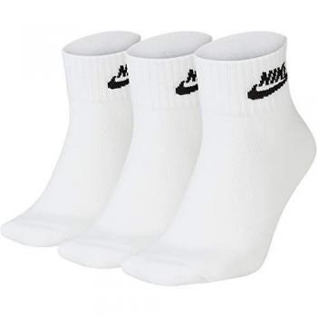 Nike Heritage87 - Calcetines Cortos Unisex para Adulto, Color Blanco, Talla L
