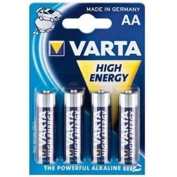 Varta pilas Mignon (AA) blíster - Varta alta energía (potente alcalinas) LR 6 VHE 4-BL Varta alta energía (4906)