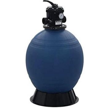 zwembadfilterpompen - vidaXL Pool Sand Filter with 6 Position Valve Blue 2.2 - 560 mm - Blauw