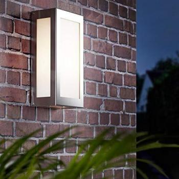 Aplique Exterior Aqua Rain Acero Inoxidable con Sensor de Movimiento IP44