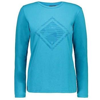 CMP - Camiseta de manga larga para mujer, color azul y gris L609 KRACAO 40