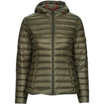 Chaqueta de plumón con capucha para mujer JOTT Cloe Verde Slim Fit