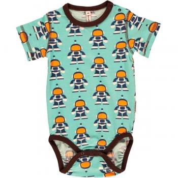Maxomorra - Body - para bebé niño Azul Blue - Astronaut Blau 6 mes