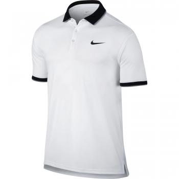 Nike M Nkct Dry Polo Team Camiseta de Manga Corta de Tenis, Hombre, Blanco