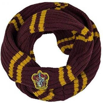 Cinereplicas - Harry Potter - Bufanda Infinity - Ultra Suave - Licencia Oficial - Casa Gryffindor - 190 cm - Rojo y Negro