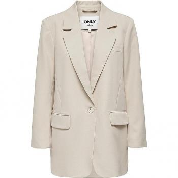 ONLY Onllana-Berry Long Blazer Pumice Stone Size 38