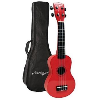 Ukelele de tipo soprano de Martin Smith con bolsa para Ukelele y libro de acordes