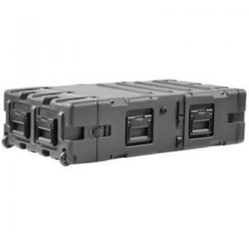 SKB 3RS-3U24-25B Static Shock Rack System, Black, 19in rackable x 24in deep x 5.25in high