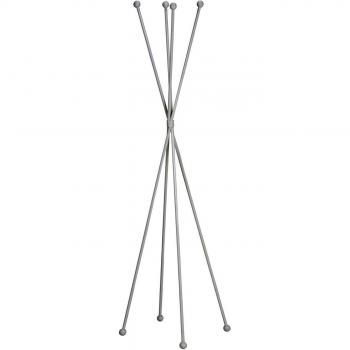 Belssia Perchero de Pie, Acero Inoxidable, Blanco, 150x38x38 cm