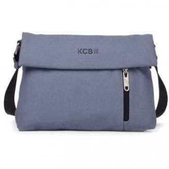 Bandolera Antirrobo Mediana KCB Strong | Diseño Compacto y Resistente | Seguro | Ideal para Uso Diario | Asas Ajustables | 100% Vegano | Color Jeans