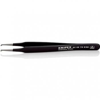 Knipex 92 08 78 ESD Precision Tweezers, ESD, 45° Angled