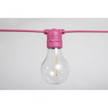 Newgarden - ALLEGRA Guirnalda Decorativa 800 cm de Largo Muy Resistente para Exterior e Interior, con 10 Bombillas LED de Luz Cálida o RGB, disponible en Varios Acabados y Colores,