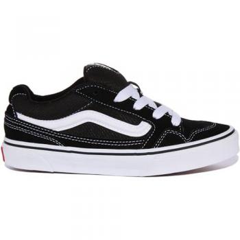Zapatillas Vans Caldrone Negro para Niño, Suede/Mesh, Color Negro/Blanco, Talla 36 EU