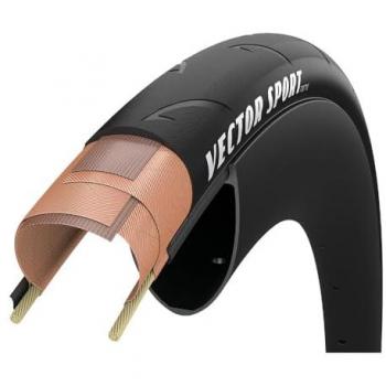 Cubierta Goodyear Vector Sport 700 x 28 Plegable Negra
