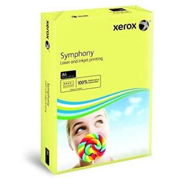 Papel Para Impresora Xerox Symphony A4 80Gsm Amarillo Ream XX93975