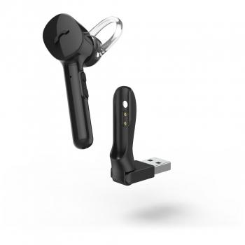 Auricular Inalámbrico Hama MyVoice 1300 Bluetooth - Gancho de Oreja, Llamadas/Música, Control por Voz, Negro