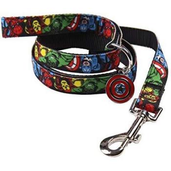 CERDÁ LIFE'S LITTLE MOMENTS Correa Perro Pequeño de Naylon de 1,2 Metros, Licencia Oficial de Marvel Studios, Cranberry