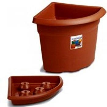 Sótano de Plástico Medio Angulado Coccio 45x45 Stefanplast