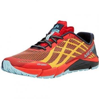 Merrell Bare Access Flex Shield, Zapatillas Deportivas para Interior Hombre, Rojo