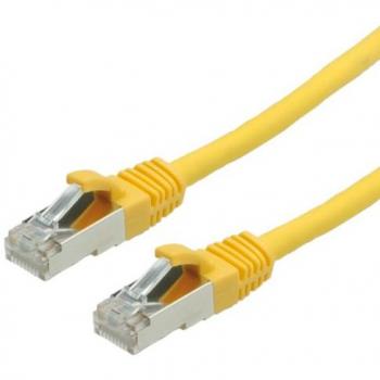 Cable de Red Cat 6 S/FTP Doble Pantalla Amarillo 5m - Retardante de Llama y Libre de Halógenos