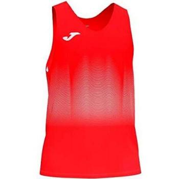Joma Elite VII Camiseta Running sin Mangas, Niños, Coral flúor, 4XS-3XS
