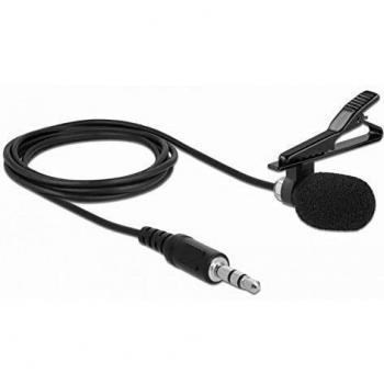Micrófono Lavalier Omnidireccional con Clip 3.5 mm y Adaptador para Smartphone y Tablet