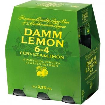 Damm Cerveza & Limón Clara Mediterránea, 6 x 2.5cl