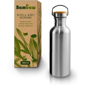 Stainless Steel Eco-Friendly Water Bottle - 500ml by Bambaw